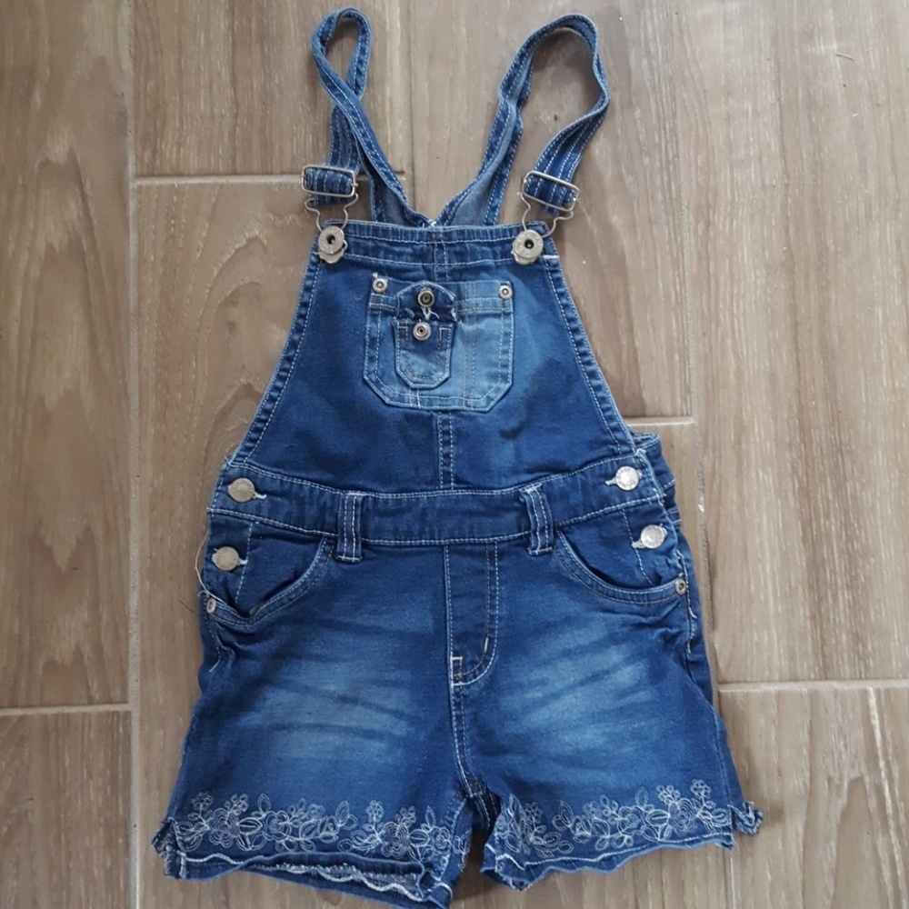 Denim Overalls Girl's Size 5/6